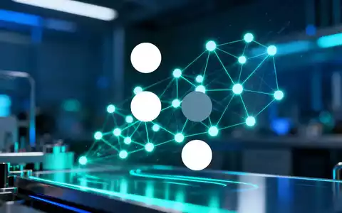 Abstrakte Darstellung von Quantencomputing und modernster Technologie mit leuchtenden Datenströmen und blauem Licht. - Foto: über boerse-global.de