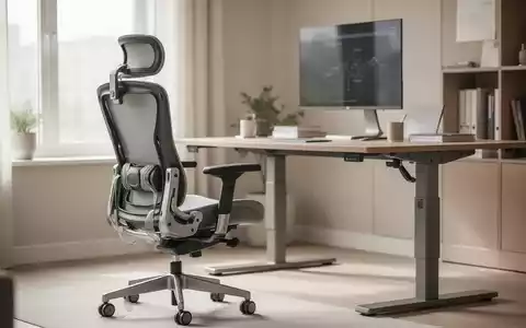 Modernes, ergonomisch gestaltetes Homeoffice mit einem hochwertigen Bürostuhl und einem höhenverstellbaren Schreibtisch. - Foto: über boerse-global.de