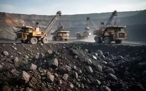 Moderne Bergbauanlage und geologische Gesteinsschichten als Symbol für die Ressourcenschätzung von Formation Metals. - Foto: über boerse-global.de