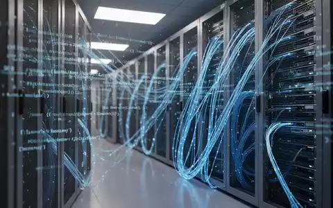 Abstrakte Darstellung von digitalen Datenströmen und Server-Infrastruktur im Kontext von KI-Sicherheit und Benchmarks. - Foto: über boerse-global.de