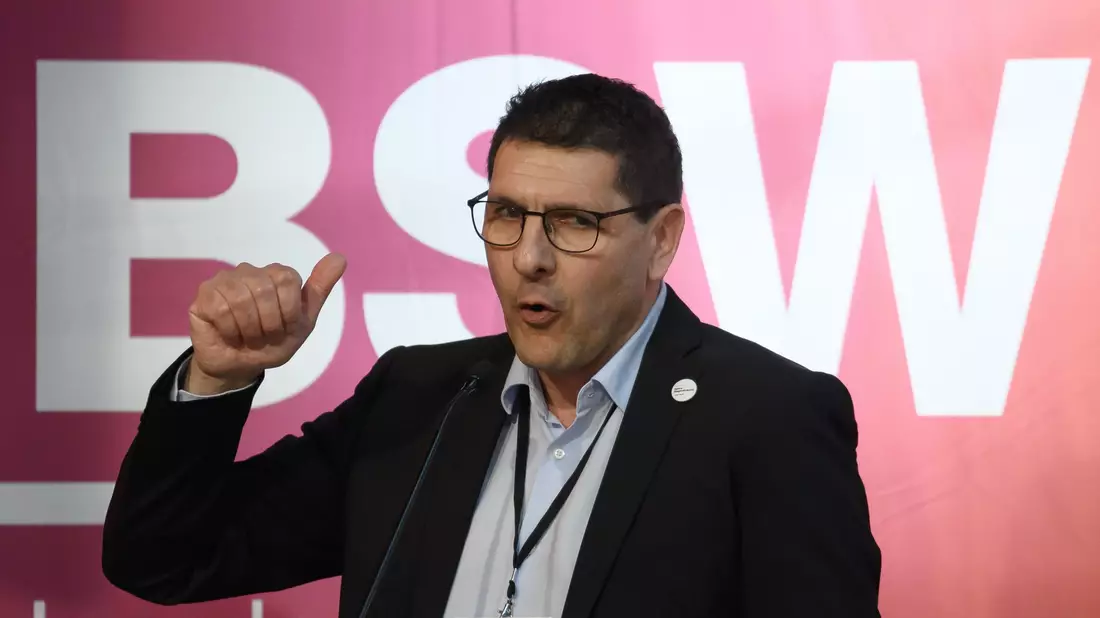 BSW-Spitzenkandidat Thomas Schulze will eine neue Amtszeit für CDU-Ministerpräsident Sven Schulze in Sachsen-Anhalt verhindern. (Archivbild) - Bild: Klaus-Dietmar Gabbert/dpa