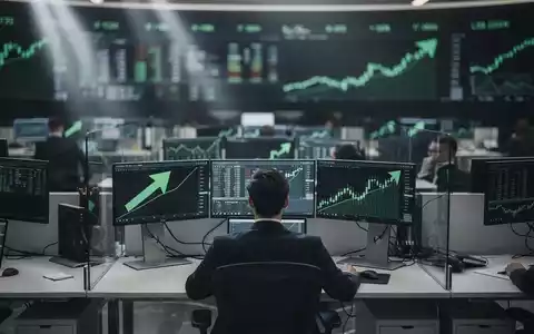Digitale Anzeigetafeln mit Börsenkursen in einem modernen Handelsraum. - Foto: über boerse-global.de