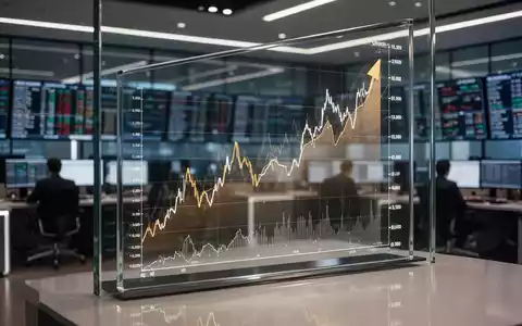 Ein digitaler Aktienchart mit einem Aufwärtstrend in einem modernen Finanzbüro. - Foto: über boerse-global.de