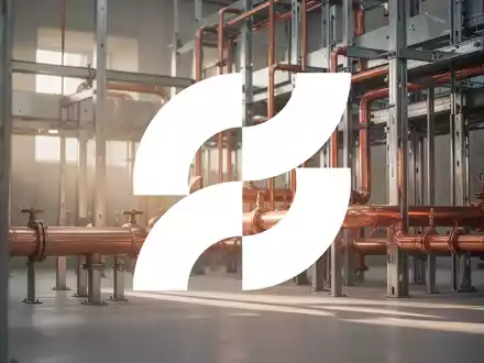 Abstrakte Darstellung moderner Industriearchitektur und Sanitärtechnik in hellem, professionellem Licht. - Foto: über boerse-global.de