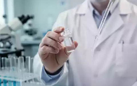 Wissenschaftler im Labor hält ein Reagenzglas mit einer Flüssigkeitsprobe zur medizinischen Forschung. - Foto: über boerse-global.de