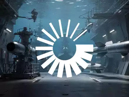 Abstrakte Darstellung moderner Verteidigungstechnologie mit Unterwasser- und Raketenelementen in einem industriellen Setting - Foto: über boerse-global.de