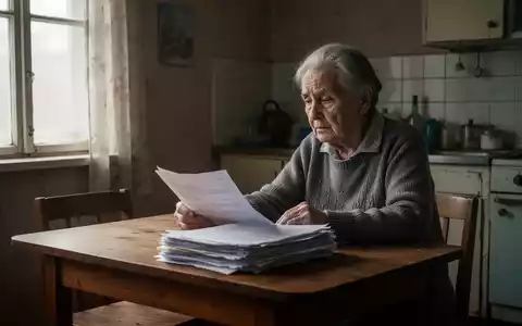 Eine nachdenkliche Person sitzt an einem Küchentisch und betrachtet Dokumente in einer schlichten Wohnung. - Foto: über boerse-global.de
