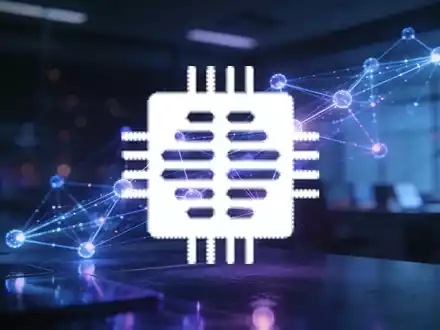 Abstrakte Darstellung eines digitalen Netzwerks mit leuchtenden Datenknoten als Symbol für technologische Diversifikation. - Foto: über boerse-global.de