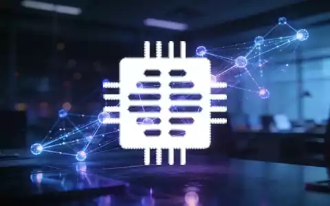 Abstrakte Darstellung eines digitalen Netzwerks mit leuchtenden Datenknoten als Symbol für technologische Diversifikation. - Foto: über boerse-global.de