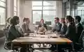 Ein Betriebsrat im Gespräch mit Mitarbeitern in einem modernen, ergonomisch gestalteten Büro. - Foto: über boerse-global.de