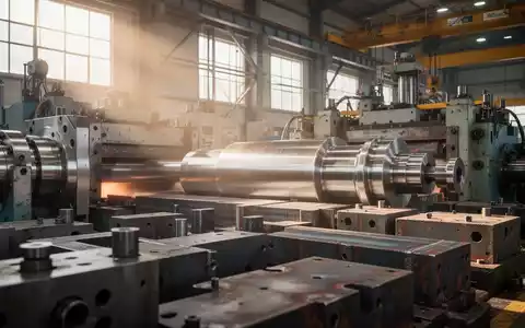 Industrielle Produktionsanlage für Metallverarbeitung in einer modernen Fabrikhalle bei Tageslicht. - Foto: über boerse-global.de