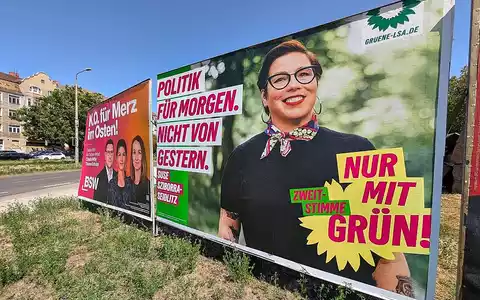Wahlplakate vor der Landtagswahl in Sachsen-Anhalt (Archiv) - Foto: via dts Nachrichtenagentur
