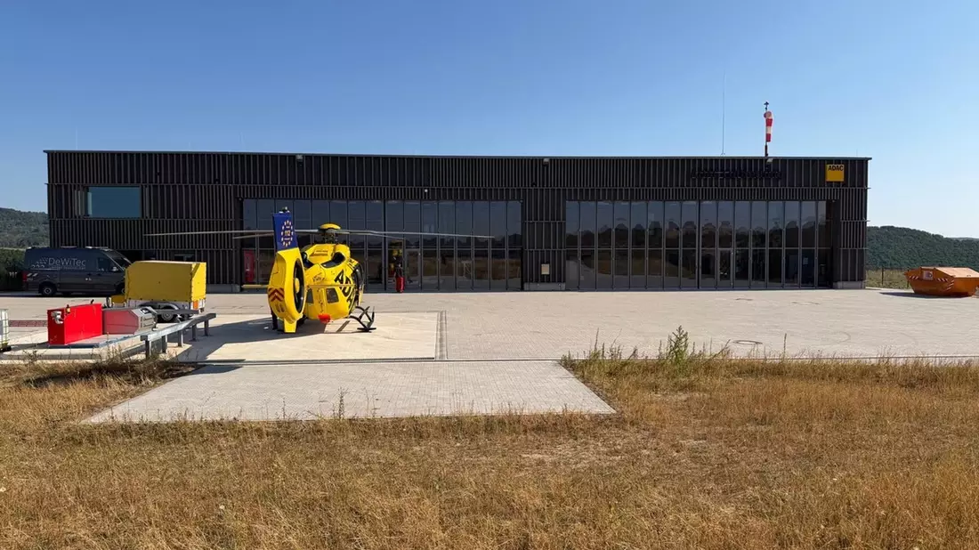 Erste nachhaltige Luftrettungsstation eingeweiht - Bild: presseportal.de