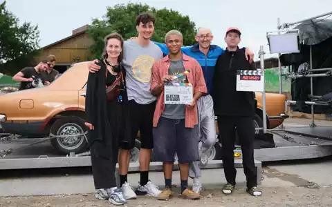 Dreharbeiten zum Debütfilm Glitzer im Gesicht - Foto: presseportal.de