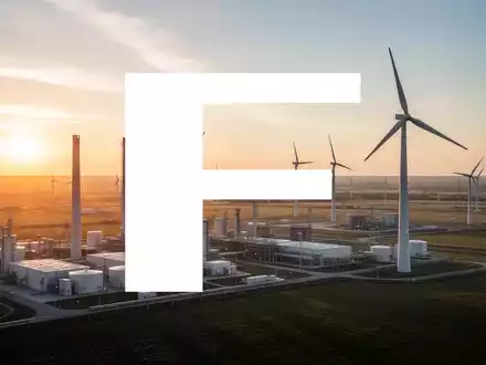 Moderne Industrielandschaft bei Sonnenuntergang als Symbol für den Wandel im Energiesektor. - Foto: über boerse-global.de