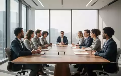 Professionelle Geschäftspartner in einem modernen Besprechungsraum während einer diskursiven Sitzung. - Foto: über boerse-global.de