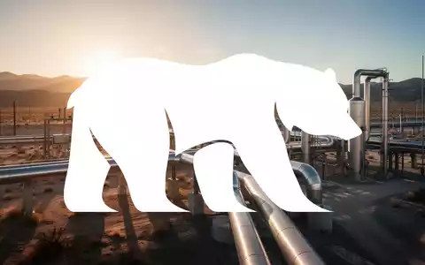 Moderne Industrie-Pipeline in einer sonnendurchfluteten Wüstenlandschaft als Symbol für den Energiesektor. - Foto: über boerse-global.de