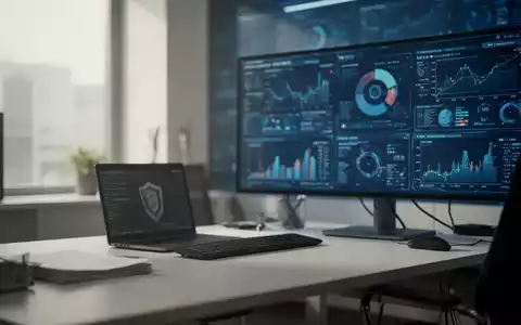 Ein moderner, professioneller Arbeitsplatz in einer Finanzermittlungsbehörde mit Fokus auf technischer Ausrüstung. - Foto: über boerse-global.de