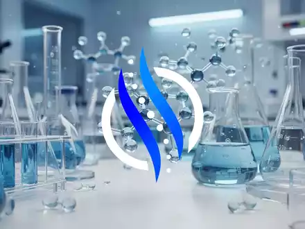Abstrakte Darstellung eines modernen biotechnologischen Labors mit Fokus auf medizinische Innovation und Fortschritt. - Foto: über boerse-global.de