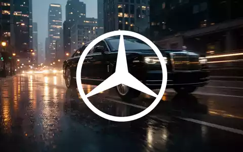 Abstrakte Darstellung eines Luxusautos in einer nächtlichen, regnerischen Stadtumgebung mit stimmungsvoller Beleuchtung. - Foto: über boerse-global.de