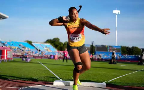 Holte wie vor zwei Jahren EM-Bronze: Yemisi Mabry. - Foto: Matthias Schrader/AP/dpa