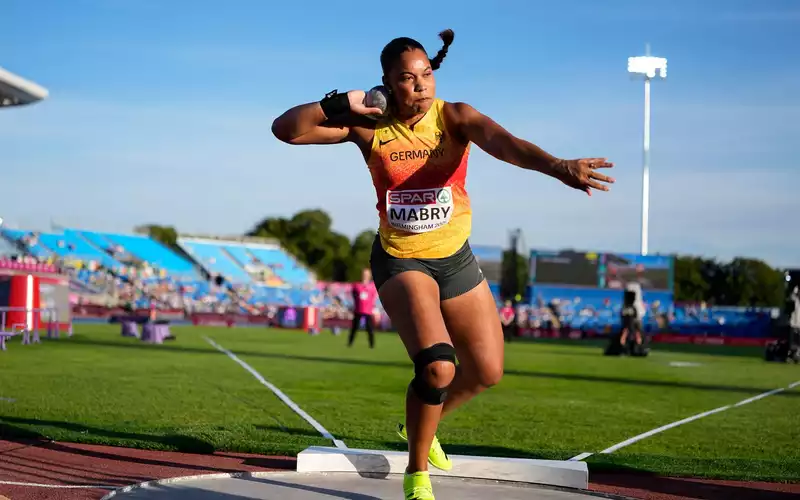 Holte wie vor zwei Jahren EM-Bronze: Yemisi Mabry. - Foto: Matthias Schrader/AP/dpa