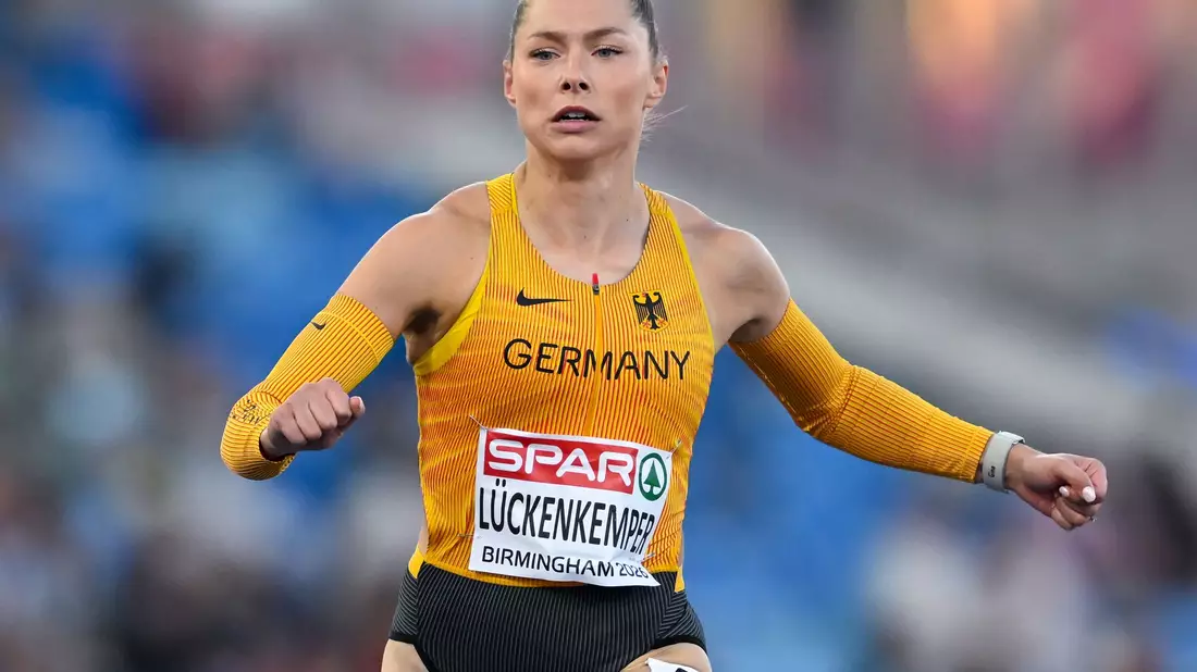 Für Gina Lückenkemper war im EM-Halbfinale Schluss. - Bild: Sven Hoppe/dpa