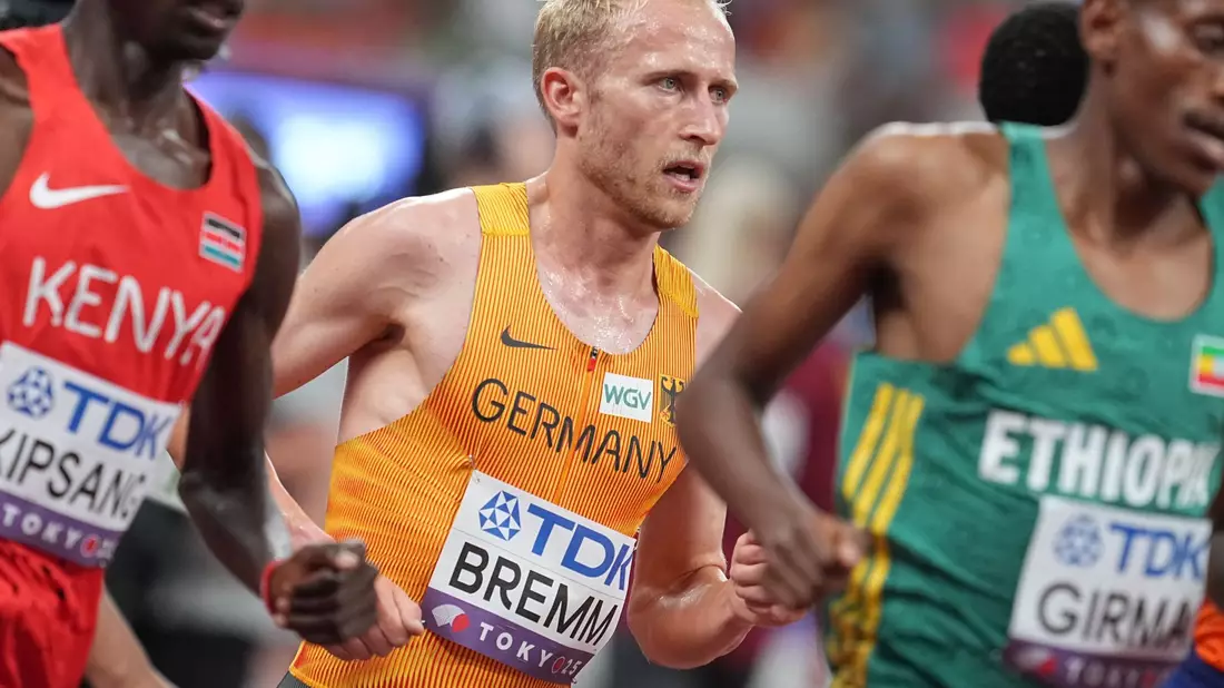 Florian Bremm hat bei der Leichtathletik-EM in Birmingham Silber über 5.000 Meter geholt. (Archivbild) - Bild: Michael Kappeler/dpa