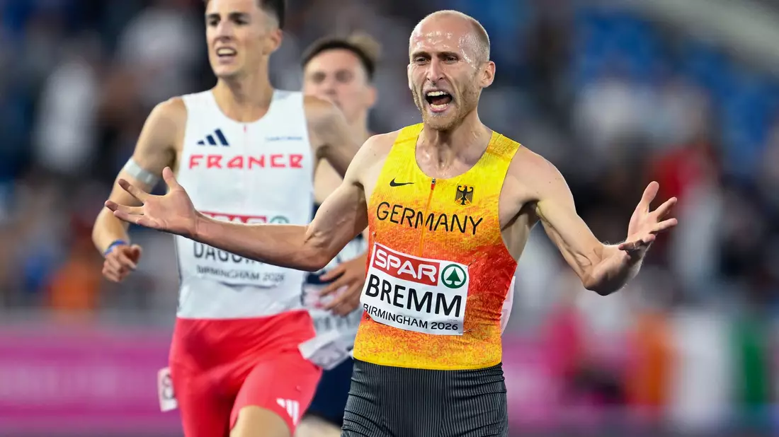 Florian Bremm stürmte zu EM-Silber über 5.000 Meter. - Bild: Sven Hoppe/dpa