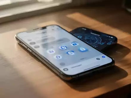 Ein Smartphone liegt auf einem Schreibtisch und symbolisiert digitale Identitätsprüfung und regulatorische Sicherheit. - Foto: über boerse-global.de