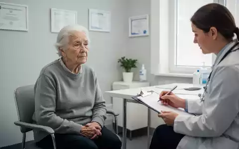 Ein älterer Patient im Gespräch mit einem Arzt in einer hellen, modernen medizinischen Praxis. - Foto: über boerse-global.de