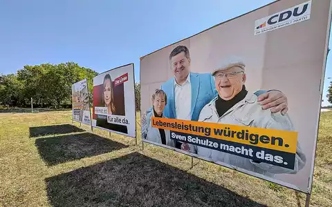 Wahlplakate vor der Landtagswahl in Sachsen-Anhalt (Archiv) - Foto: via dts Nachrichtenagentur