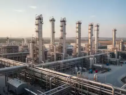 Moderne Industrieanlagen eines türkischen Chemie- und Polyesterkonzerns bei Tageslicht. - Foto: über boerse-global.de