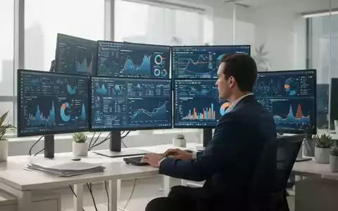 IT-Experte bei der Analyse komplexer Systemdaten in einem modernen Bürogebäude während eines Migrationsprozesses. - Foto: über boerse-global.de
