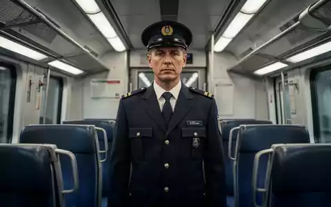 Ein Bahnmitarbeiter steht in einem modernen Zugabteil und blickt aufmerksam in den Raum. - Foto: über boerse-global.de
