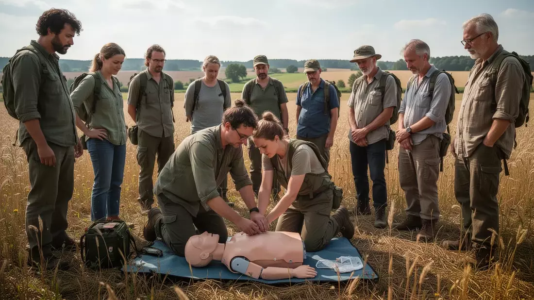 Kollaps-Camp in Brandenburg: 800 Teilnehmer trainieren für den Ernstfall