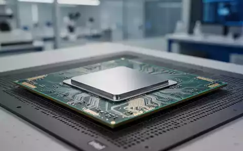 Ein moderner Computerprozessor auf einer antistatischen Arbeitsmatte in einer Laborumgebung. - Foto: über boerse-global.de