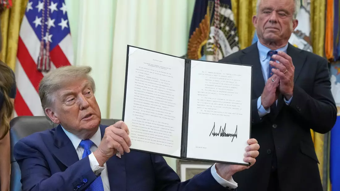 Trump räumte selbst ein, dass er sich auf unbelegte Behauptungen stütze. - Bild: Jacquelyn Martin/AP/dpa