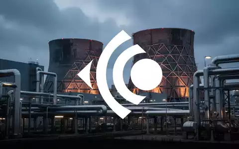Moderne Industrieanlage zur Energiegewinnung vor einem dramatischen Abendhimmel als Symbol für den Uransektor. - Foto: über boerse-global.de