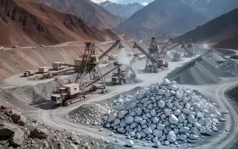 Moderne Silbermine in einer bergigen Landschaft mit Erzgestein unter Tageslicht. - Foto: über boerse-global.de