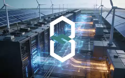Abstrakte Darstellung einer modernen industriellen Rechenzentrumsanlage mit Fokus auf Infrastruktur und Energie. - Foto: über boerse-global.de