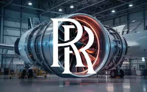 Nahaufnahme einer modernen Flugzeugturbine in einer industriellen Wartungshalle mit atmosphärischer Beleuchtung. - Foto: über boerse-global.de