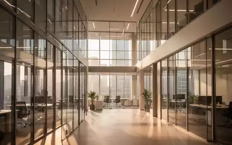Modernes Bürogebäude mit Glasfassade und natürlichem Lichteinfall als Symbol für Immobilieninvestitionen. - Foto: über boerse-global.de