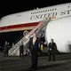 Trump flog mit der neuesten Air Force One in die USA (Archivbild). - Bild: Alex Brandon/AP/dpa