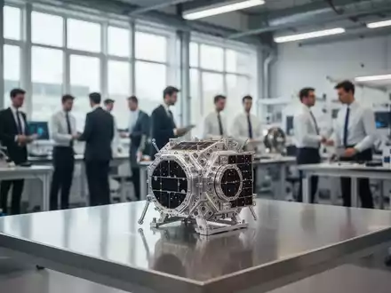 Ein moderner Reinraum für die Satellitenfertigung in einem Münchner Luft- und Raumfahrtunternehmen. - Foto: über boerse-global.de