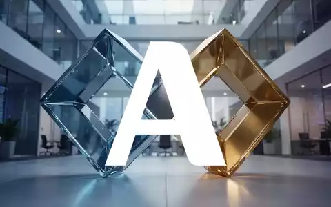 Abstrakte Darstellung einer Unternehmensfusion durch ineinandergreifende geometrische Formen in moderner Architektur. - Foto: über boerse-global.de