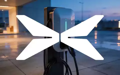 Moderne Ladestation für Elektrofahrzeuge in einem minimalistischen, urbanen Umfeld bei Dämmerung. - Foto: über boerse-global.de