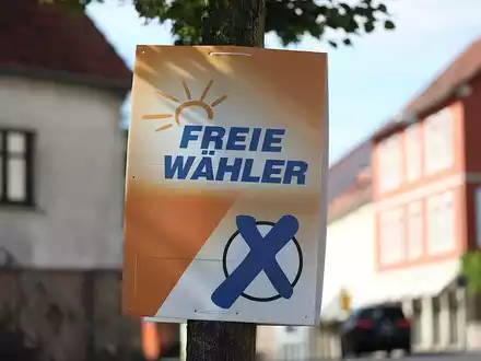 Wahlplakat der Freien Wähler (Archiv) - Foto: via dts Nachrichtenagentur