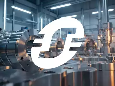 Abstrakte, hochwertige Darstellung moderner Industrietechnik mit fokussierter Beleuchtung, die wirtschaftliches Wachstum symbolisiert. - Foto: über boerse-global.de