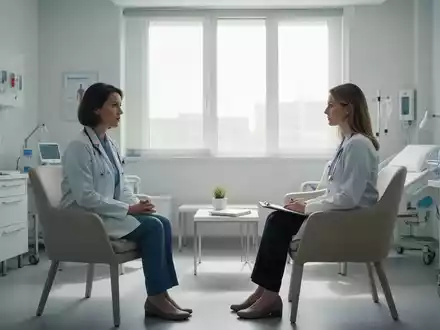 Ein minimalistisch eingerichteter, heller Behandlungsraum in einer Klinik mit Tageslichteinfall. - Foto: über boerse-global.de